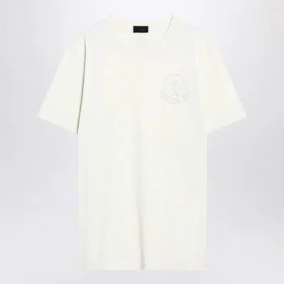 MONCLER MONCLER T-SHIRT WITH THREE-DIMENSIONAL LOGO