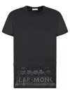 Moncler Black Lace Jersey T-shirt