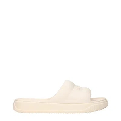 Moncler T Shirts And High Heels Women Beige Rubber In White