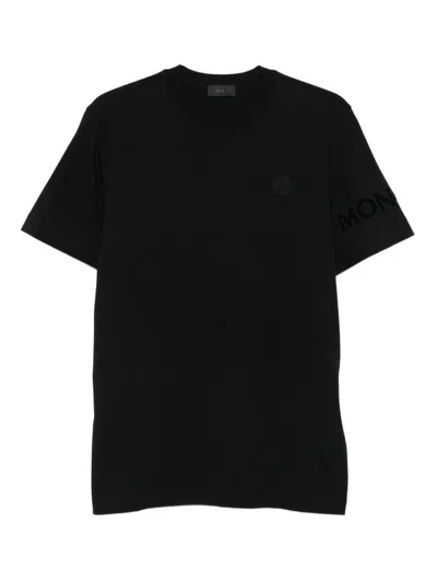 Moncler T-shirts And Polos In Black