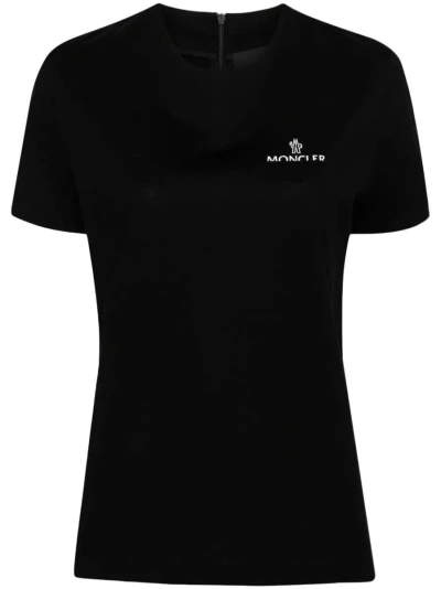 Moncler T-shirts And Polos Black