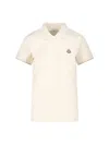Moncler Logo Patch Polo Shirt In Gray