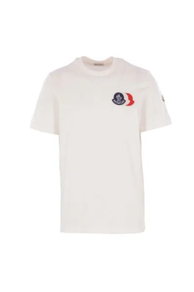Moncler T-shirts And Polos In White