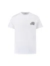 Moncler Double Logo Patch Cotton T-shirt In White