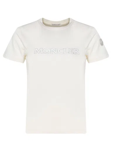 Moncler T-shirts And Polos In White