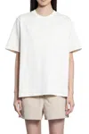 Moncler Logo Printed Crewneck T In Beige