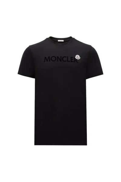 Moncler Logo T-shirt In Black