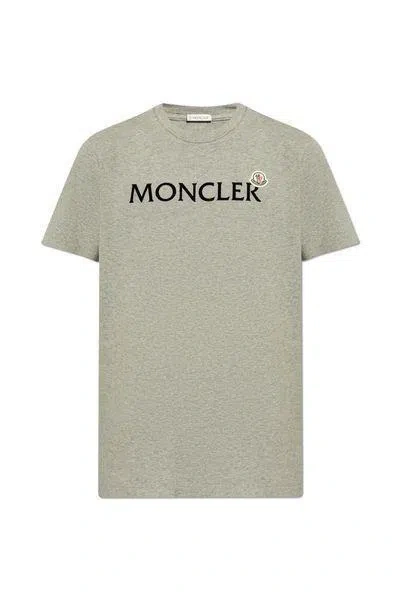 Moncler T-shirts & Tops In Grey