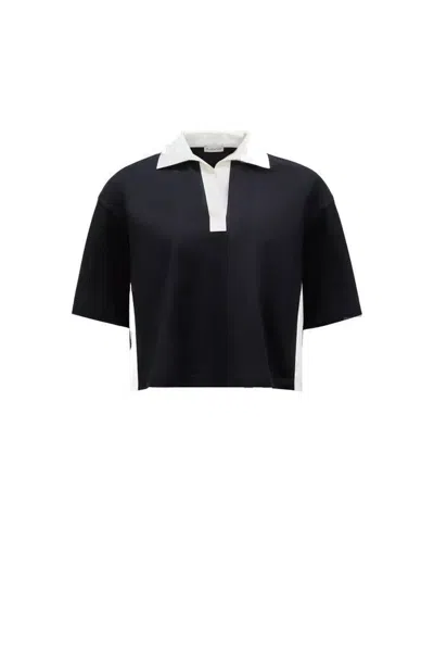 Moncler T-shirts & Tops In Navy