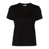 Moncler Short Sleeve Logo Print T-shirt In Black
