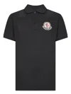 Moncler Classic Logo Blue Polo Shirt In Blue