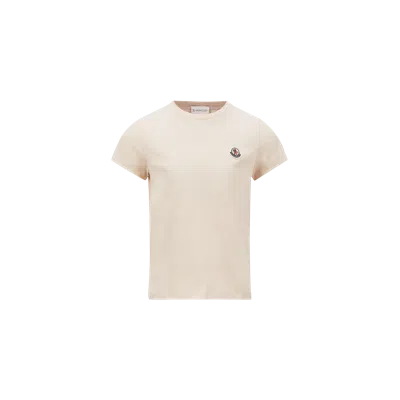 Moncler Kids' T-shirts En Coton À Logo (lot De 3) In Multicolour
