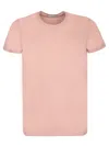 Moncler Fitted Pink T-shirt In Pink