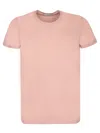 Moncler Fitted Pink T-shirt In Pink