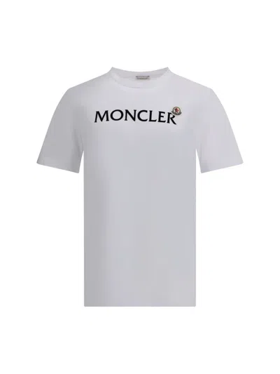 Moncler Double Logo T-shirt In White