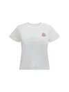 Moncler Logo Cotton T-shirt In White