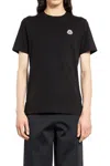 Moncler Crew Neck Short Sleeve T-shirt Three-pack In Black
