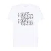 Moncler Logo Print Crewneck T-shirt In White