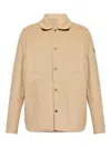 Moncler Tagnit Reversible Wool Shirt Jacket In Neutral