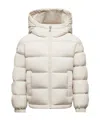 Moncler Taidu Hooded Down Jacket In White
