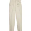 Moncler Tailored Gabardine Pants In Neutral