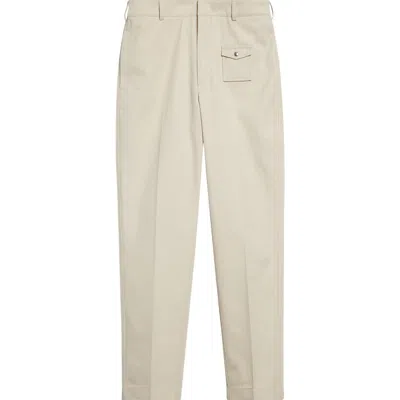 Moncler Tailored Gabardine Pants In Neutral