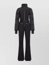 Moncler Tailored Suit With Belted Waist And Pockets In Black
