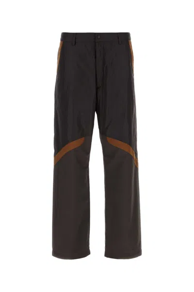 Moncler Tailored Utility Nylon Pant In Brown