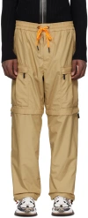 Moncler Grenoble Convertible Ripstop Pants In Italian In 226 Tan