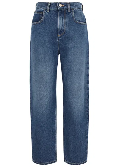 Moncler Tapered-leg Jeans In Denim