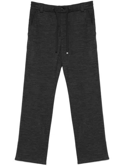 Moncler Tapered Trousers In Grey