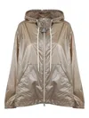 Moncler Metallic Drawstring Hood Jacket