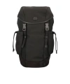 Moncler Canvas Tech Backpack With Front And Side Pockets In Black