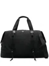 Moncler Black Tech Duffle Bag In Black