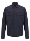 Moncler Tech Fabric Shirt In Black