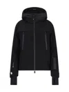 Moncler Chanavey Tech Padded Ski Jacket In Black  