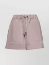 Moncler Technical Crinkled Shorts Elastic Waistband