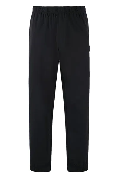 Moncler Technical Fabric Pants In Black