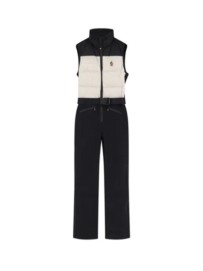Moncler Technical Fabric Ski Suit In White