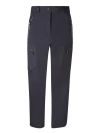Moncler Multi-pocket Wide Pants In Black