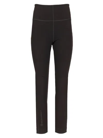 Moncler Technical Jersey Leggings Trousers Black