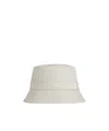 Moncler Logo-embroidered Bucket Hat In White