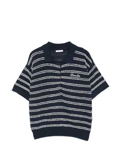 Moncler Technical Long-sleeve Shirt In Blue
