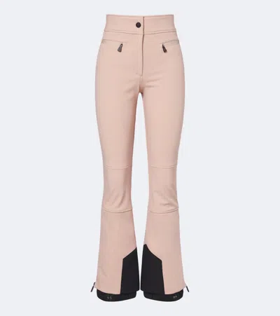 Moncler Technical Ski Pants In Pink