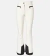 Moncler Paneled Bootcut Ski Pants In White