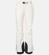 Moncler Womens White Padded Straight-leg Stretch-woven Ski Trousers In Neutral