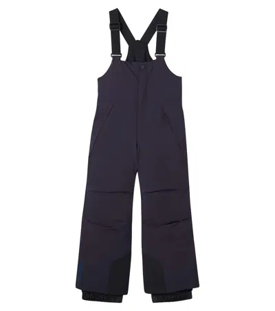 Moncler Kids' Technical Ski Salopettes In Black