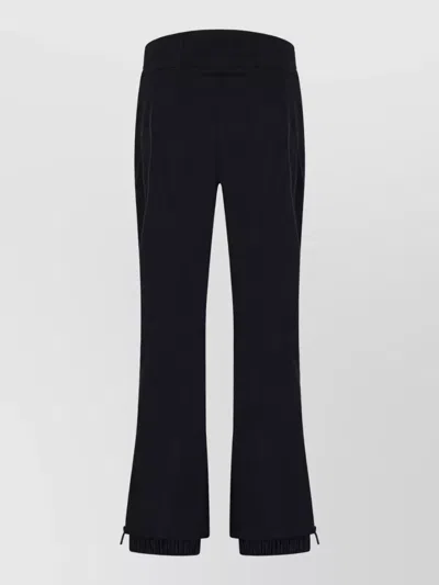Moncler Technical Ski Trousers In Black