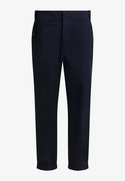 Moncler Technical Straight Pants In Animal Print