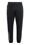 Moncler Technical Nylon Pants In Black